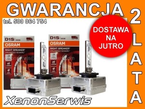 Nowa Żarówka Bi-Xenon D1S Osram Xenarc Night Breaker +70% 66140XNB 2 sztuki