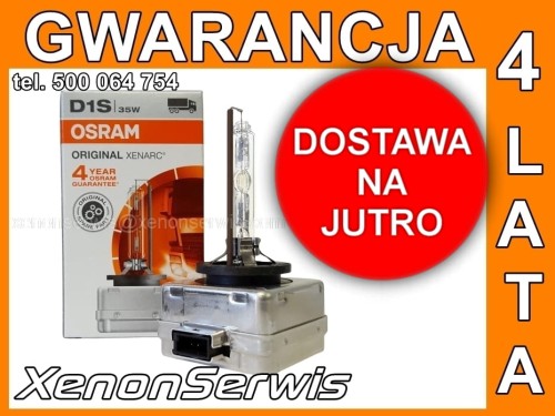 D1S 66140 D1S66140 Osram Xenarc Original 4 Lata Xenon Ksenon XenonSerwis Serwis 4300K 4300 2szt Zielona Góra 0__.jpg