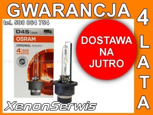 Nowa Żarówka Xenon D4S Osram Xenarc Mazda 6 66440 4 LATA