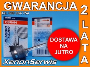 Nowa Żarówka Xenon D2S Osram Xenarc Classic 66240CLC