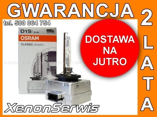 D1S 66140CLC D1S66140 D1S 66140 Osram Xenarc Classic 2 Lata Xenon Ksenon XenonSerwis Serwis 4300K 4300 2szt Zielona Góra 4_.jpg