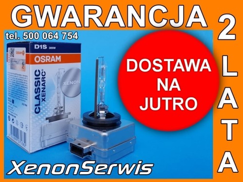 D1S 66140CLC 66140 Osram Classic Xenarc 2 Lata Xenon XenonSerwis Serwis .jpg